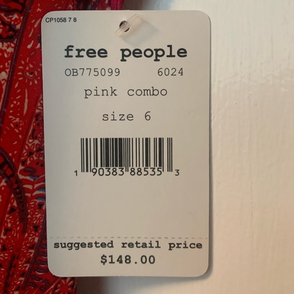 Long, silky Free People jumpsuit NWT - Picture 6 of 6